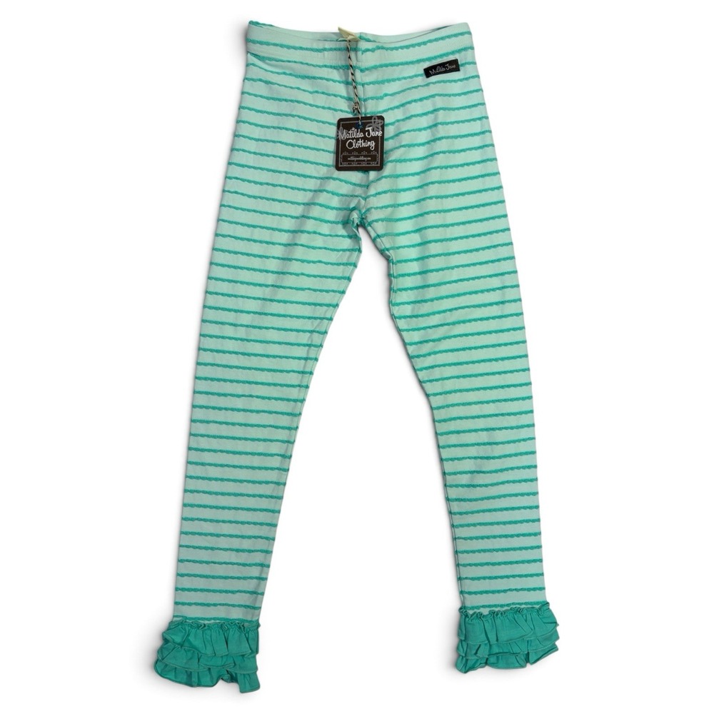 Matilda‎ Jane Adventure Begins Skipping Along Ruffle Leggings Girls Size 10 NWT